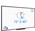 White Board Dry Erase 72x40 Magnetic Wall Board - Large Writing