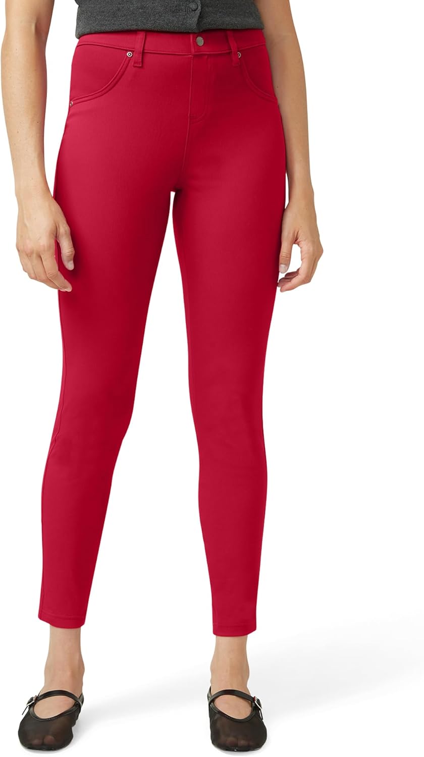 HUE Women's Ultra Soft High Waist Denim Leggings for Comfort