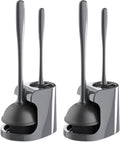 MR.SIGA Toilet Plunger and Bowl Brush Combo for Effective Cleaning