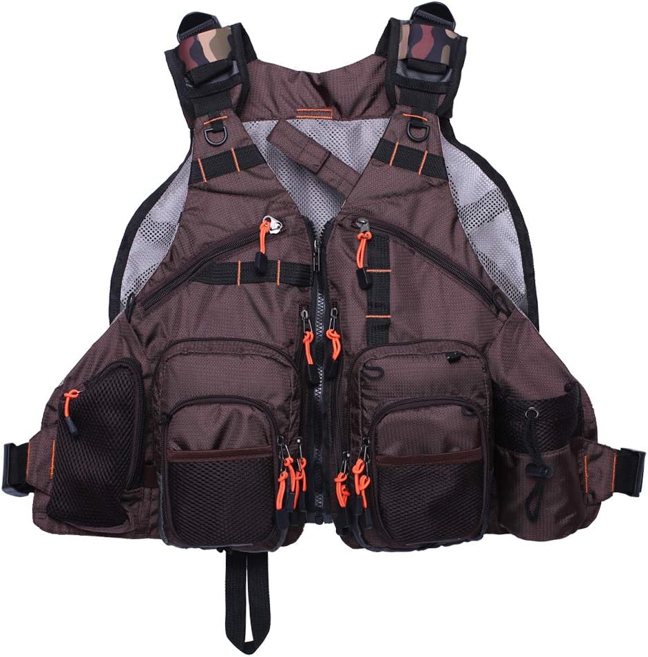 Kylebooker Fly Fishing Vest Pack for Men and Women - Adjustable