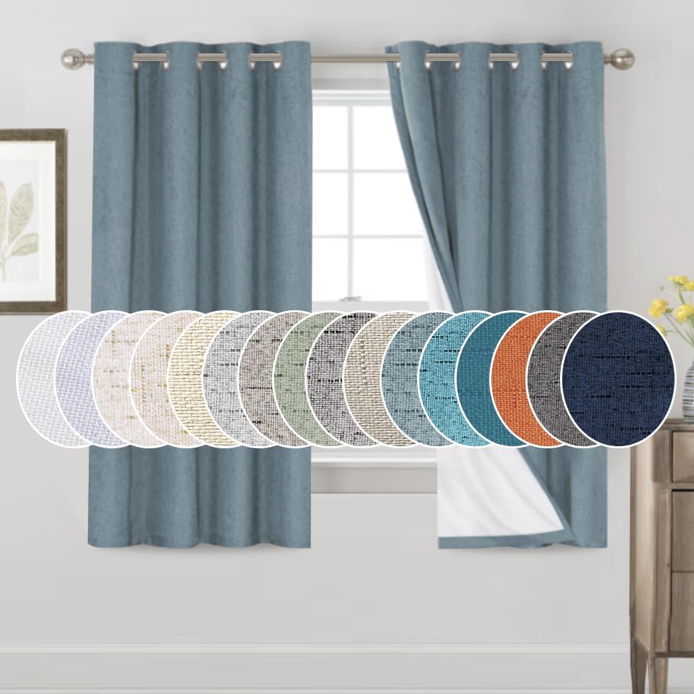 PrinceDeco Blackout Curtains for Bedroom and Living Room