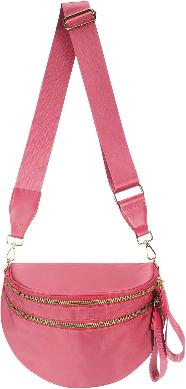 Pure Colour Crossbody Bag for Women - Spacious & Stylish Fanny Pack