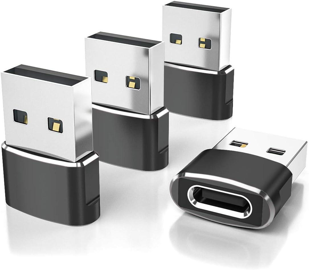 4 Pack USB-C Adapters for Lightning-Fast Charging