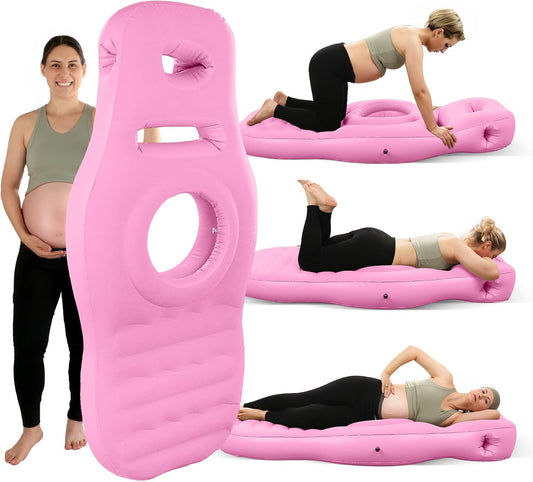 Inflatable Pregnancy Pillow with Hole for Comfortable Support