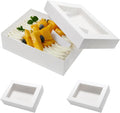 12pcs 19x14x4 in Half Sheet Cake Boxes with Window - 12 Pack