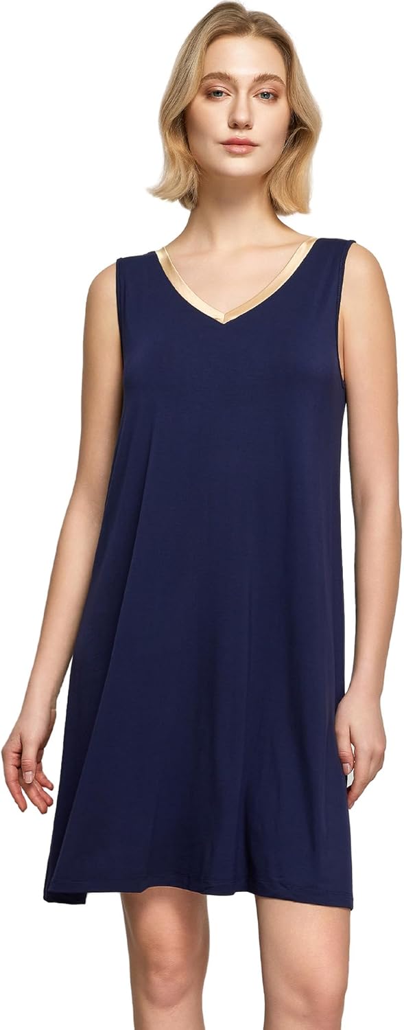 GYS Womens Bamboo-Derived Viscose Nightgowns for Ultimate Comfort