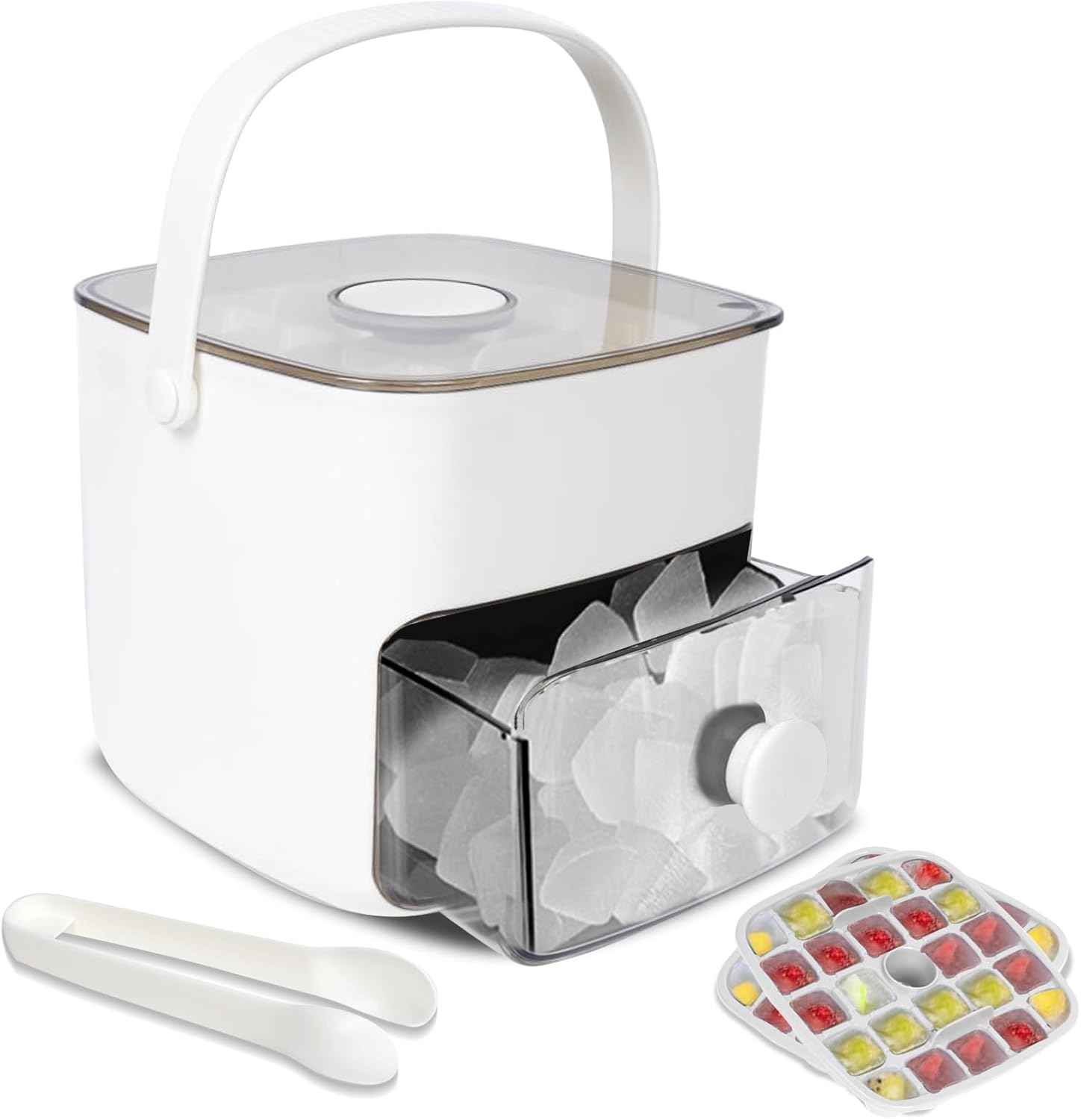 Ice Cube Tray Set with Lid & Bin - Keep Cool!