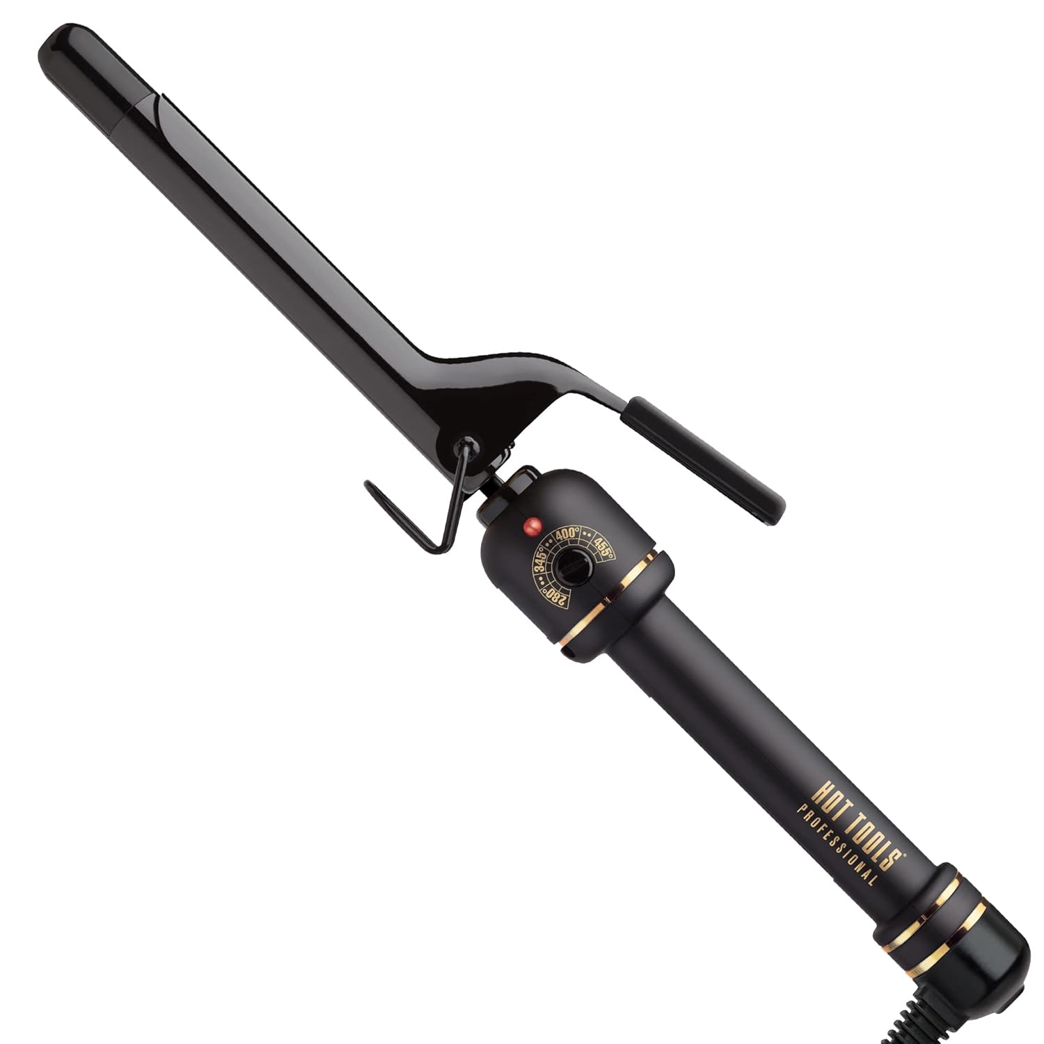 HOT TOOLS Pro Artist Black Gold Curling Iron for Perfect Curls