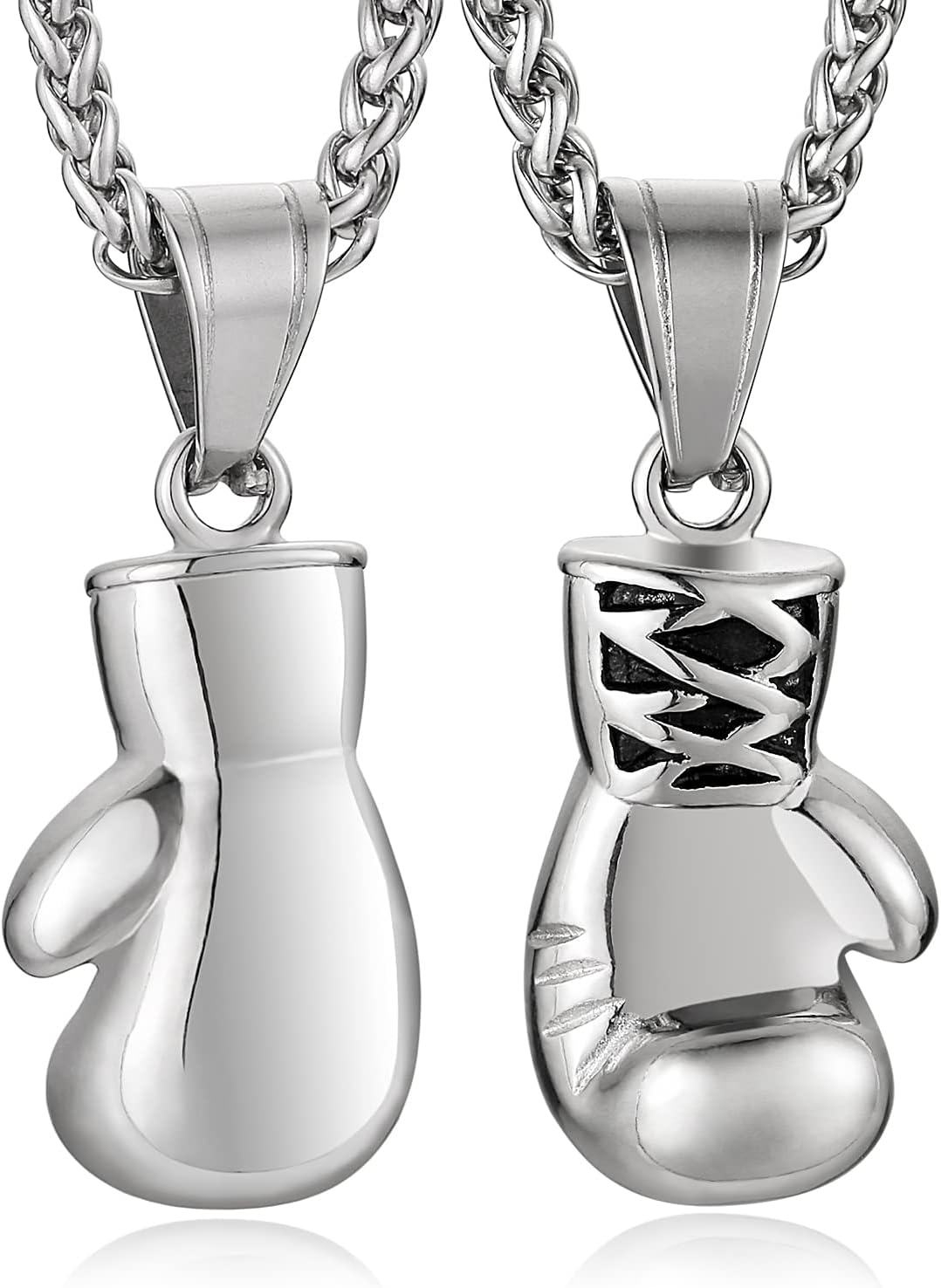 Stylish Stainless Steel Boxing Glove Necklace - HZMAN