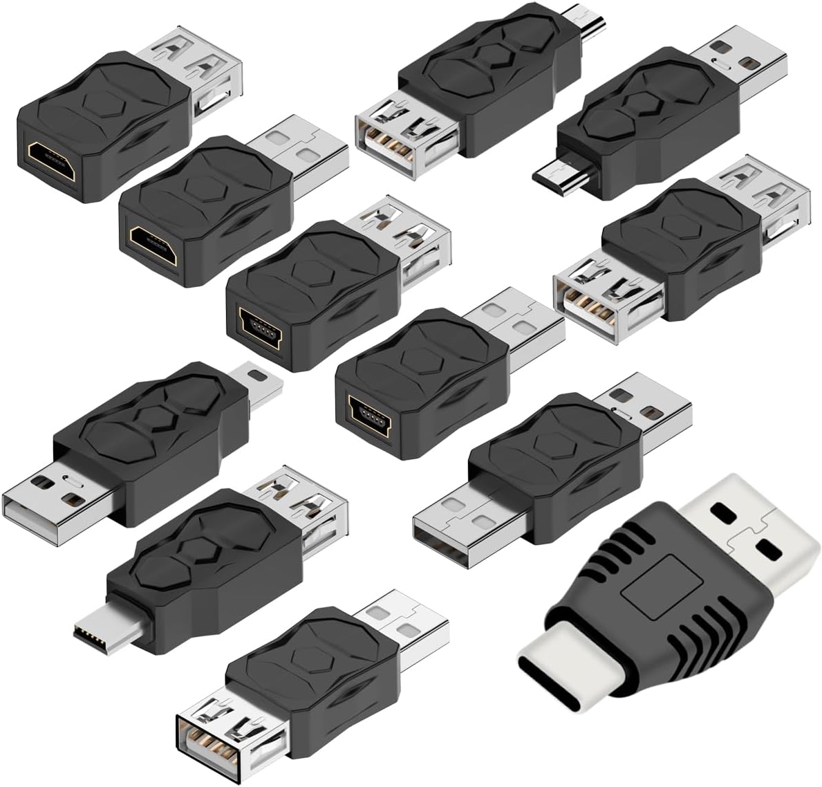 Universal USB Adapter Set - Connect Any Device Effortlessly!