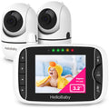 Video Baby Monitor with 2 Cameras and Audio - Remote PTZ