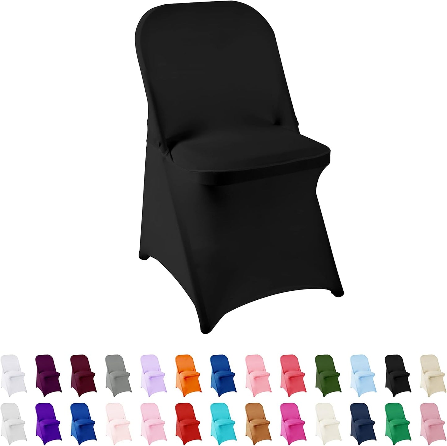 Spandex Chair Cover - 100PCS Removable Washable Protector for Events