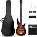 Electric Bass Guitar 4-String PJ Type - Ready to Play