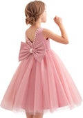 KAQININI Flower Girl Dress for Kids - Elegant Satin Tulle