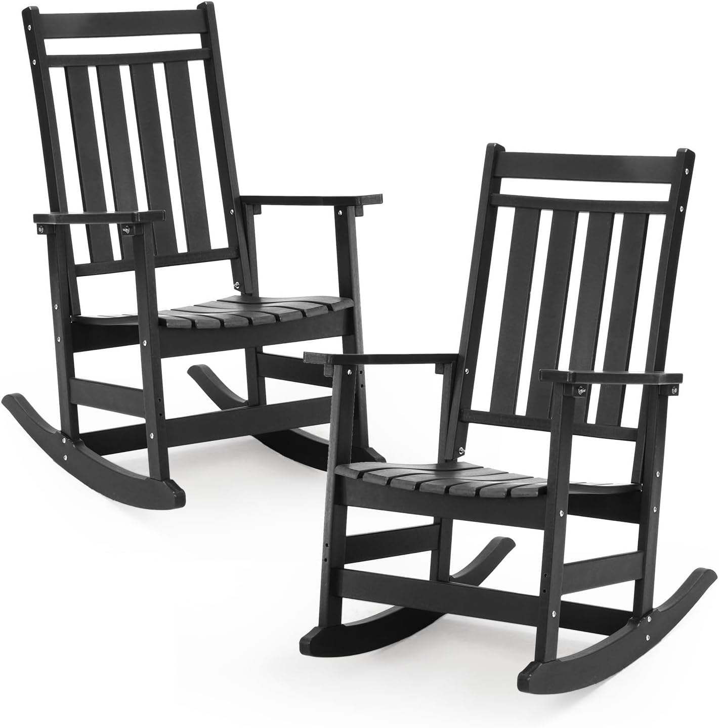 Comfy All-Weather Rocking Chairs for Ultimate Relaxation - Set of 2