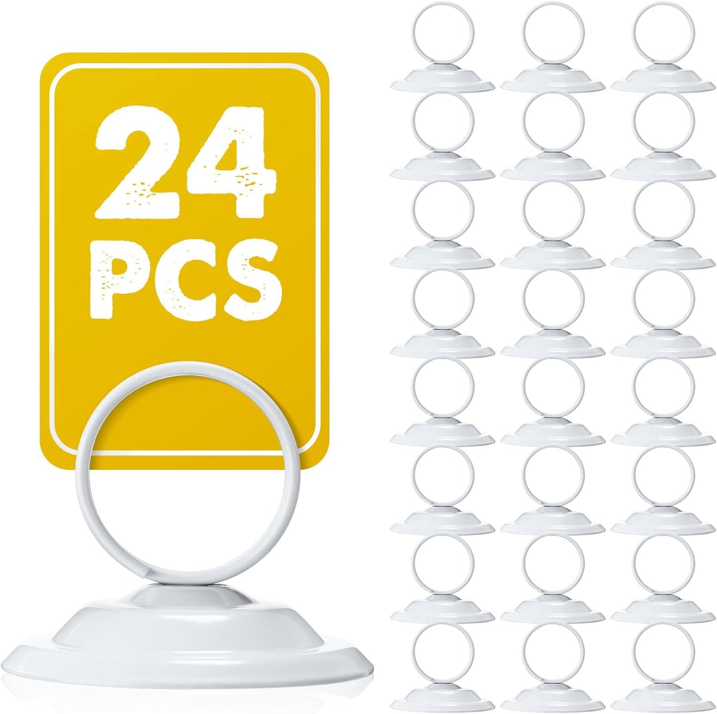 24 Pcs Table Number Holders for Weddings and Events
