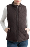 Stylish Quilted Puffer Vest for Women with Convenient Pockets