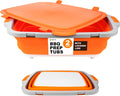 Drip EZ Collapsible BBQ Prep Tubs 2-Piece Set - Space Saving Prep