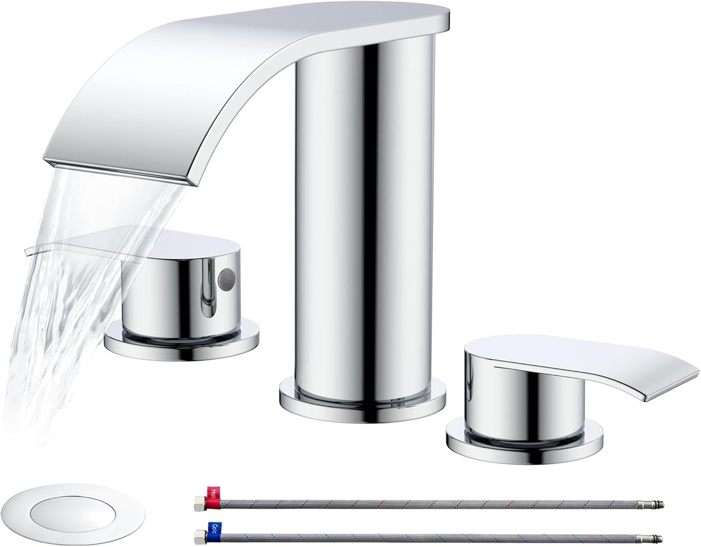 Ultimate Unicorn 8 inch Waterfall Bathroom Faucet for Vanity Sinks