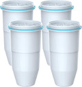 Replacement Water Filters Pack of 4 - Compatible with ZeroWater
