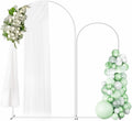 Gold Metal Arch Backdrop Set of 2 (7.3 ft/6 ft) - Elegant Event Arch