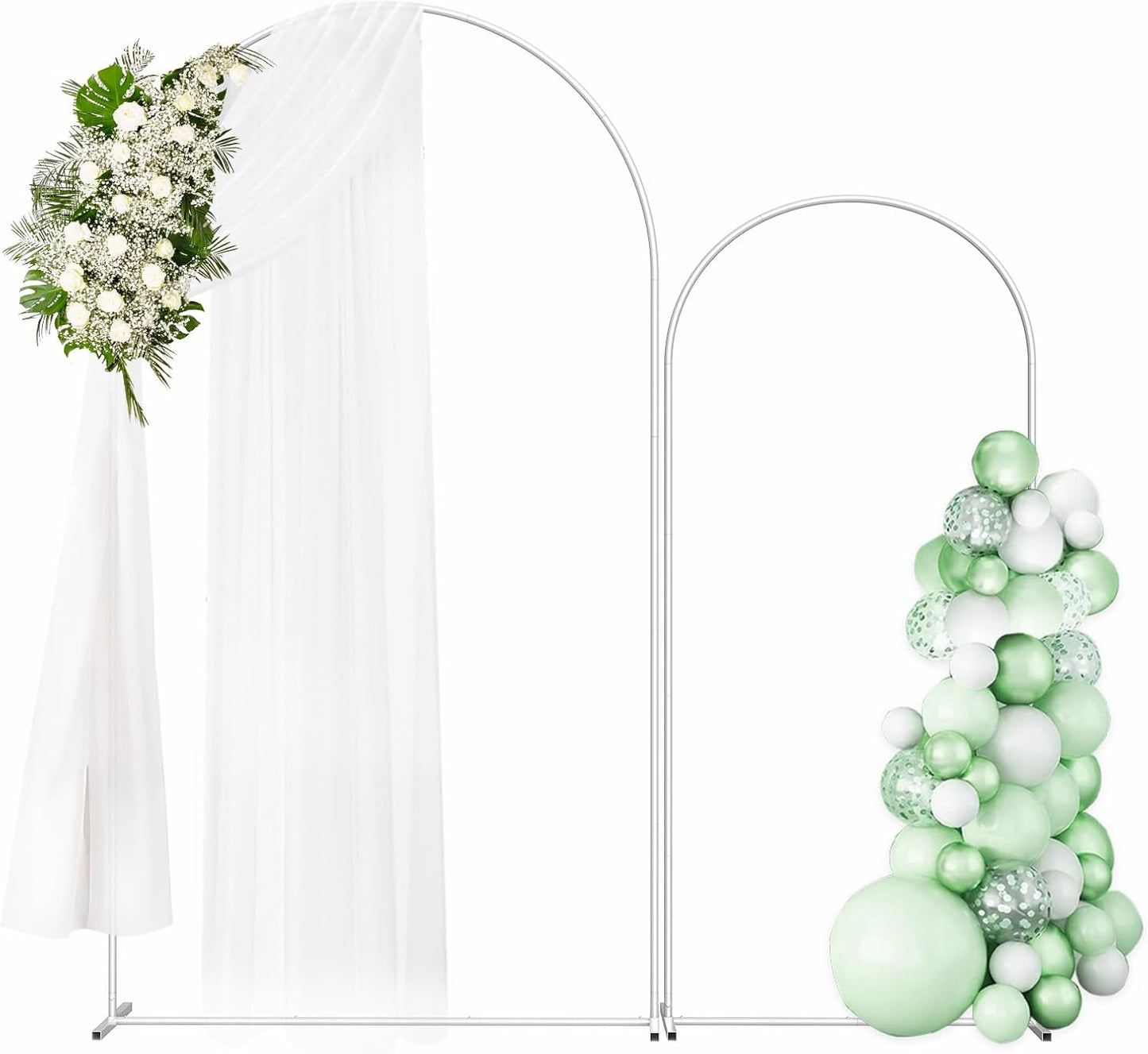 Gold Metal Arch Backdrop Set of 2 for Stunning Events