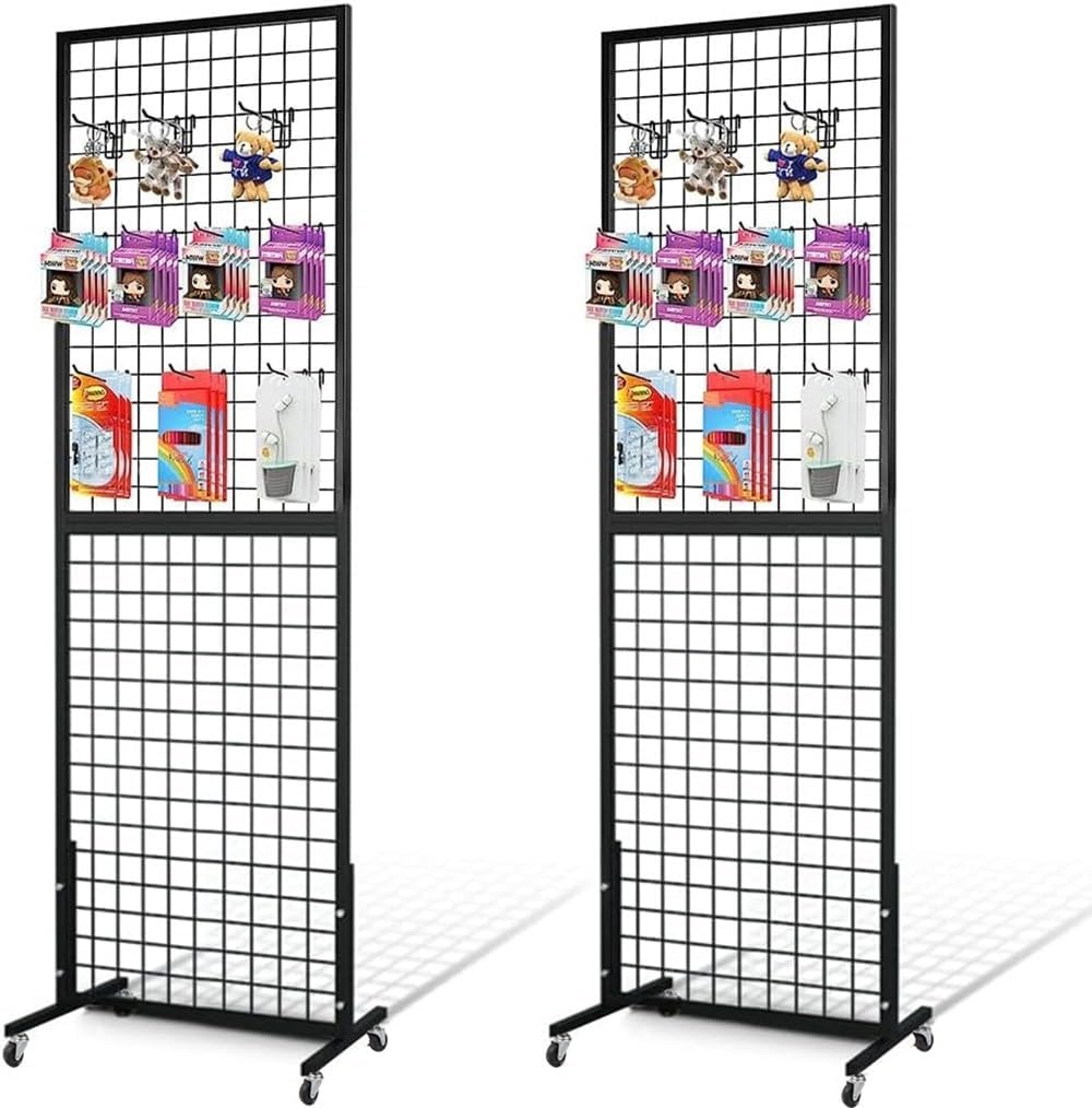Grid Wall Panels Display Rack for Craft Shows and Retail Use