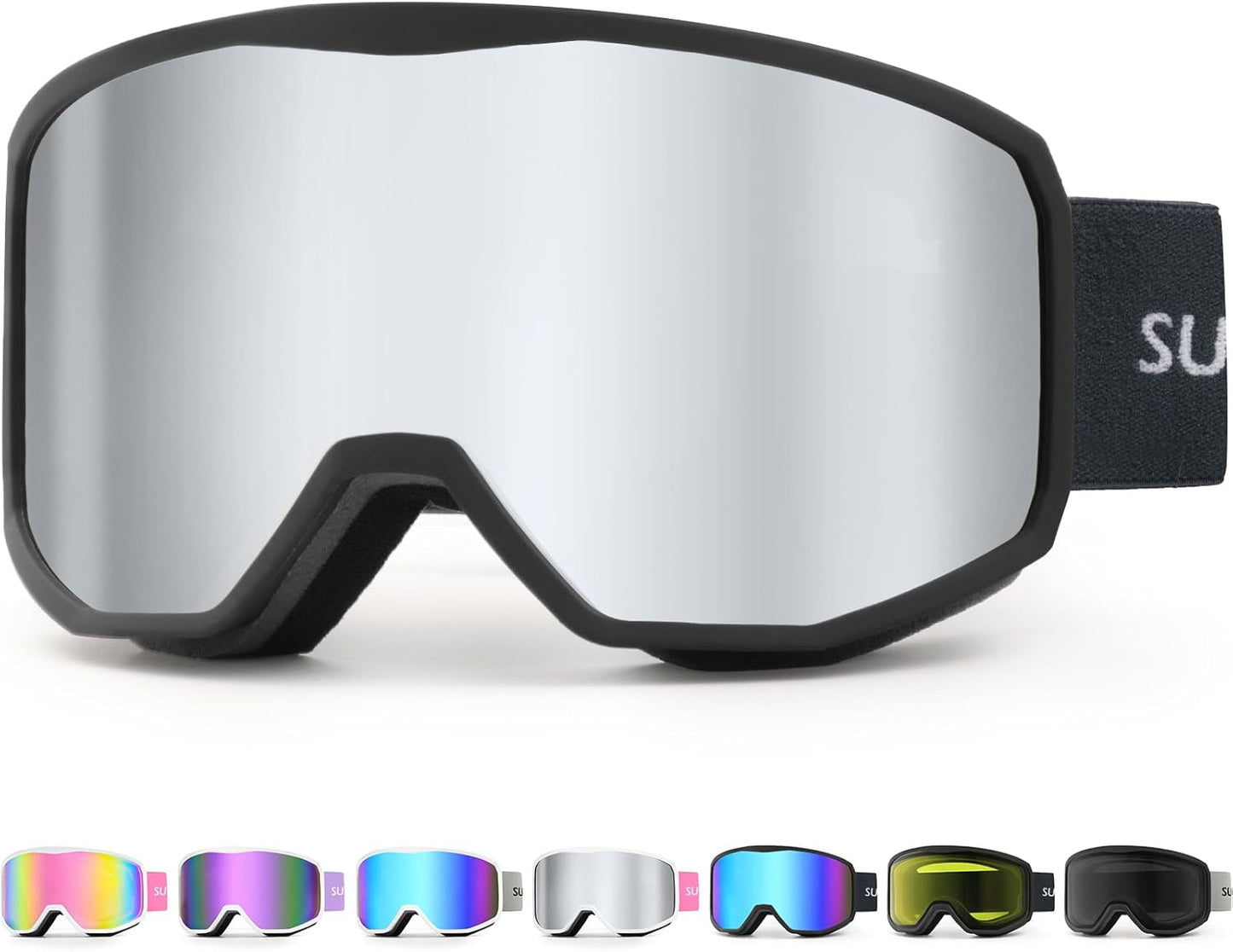 Supertrip Anti-Fog Ski Goggles - Crystal Clear Vision