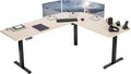 VIVO Electric Corner 75 x 63 in L-Shaped Standing Desk - Corner