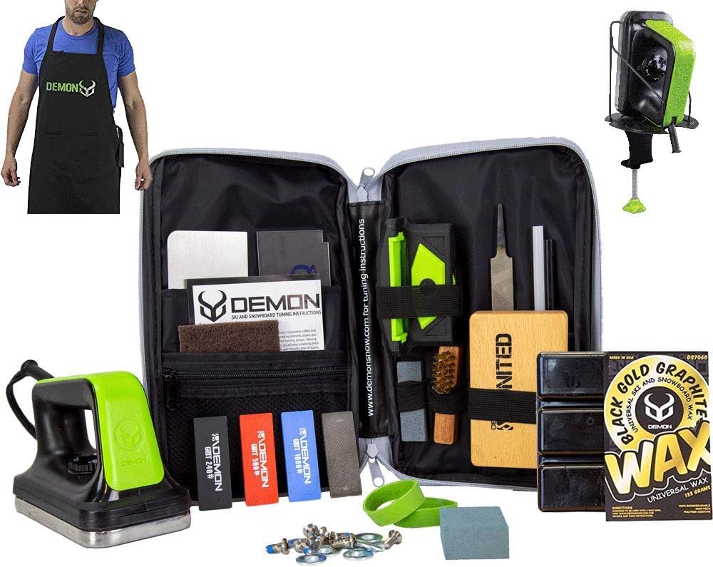 Ultimate Ski Tune-Up Kit in Black Gold