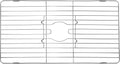 Stainless Steel Sink Protector Mat 24 x 12 x 1 - Durable Sink Rack