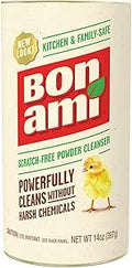 Bon Ami Polish and Cleanser Powder Set of 6 for All Surfaces