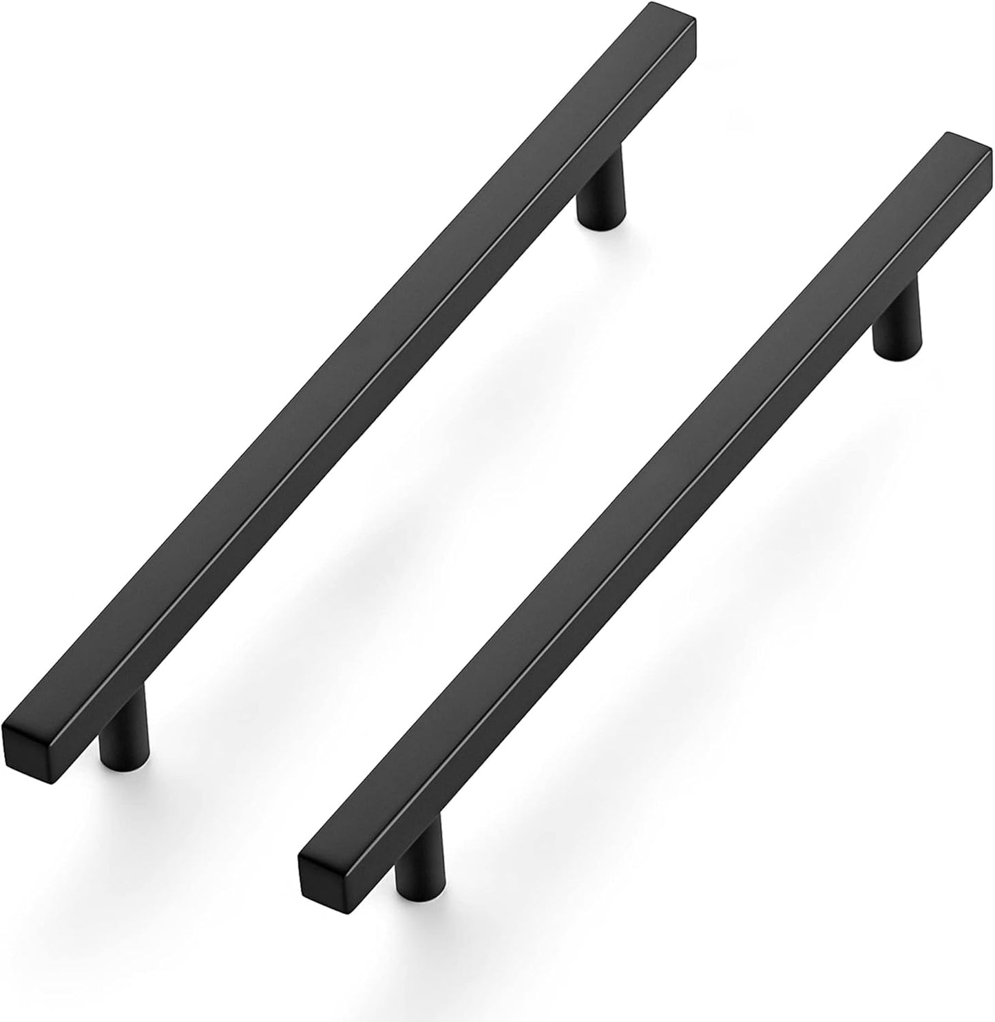 Ravinte 20 Pack 10 Inch Square Cabinet Pulls in Matte Black