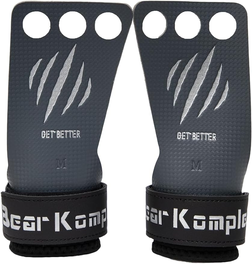 Bear KompleX Carbon Hand Grips for Weight Lifting and Gymnastics