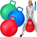 31 in Bouncing Hopper Ball with Handle - 3 Pack for Outdoor Play