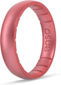 Enso Rings Thin Elements Silicone Ring 4.3mm - Pink Diamond