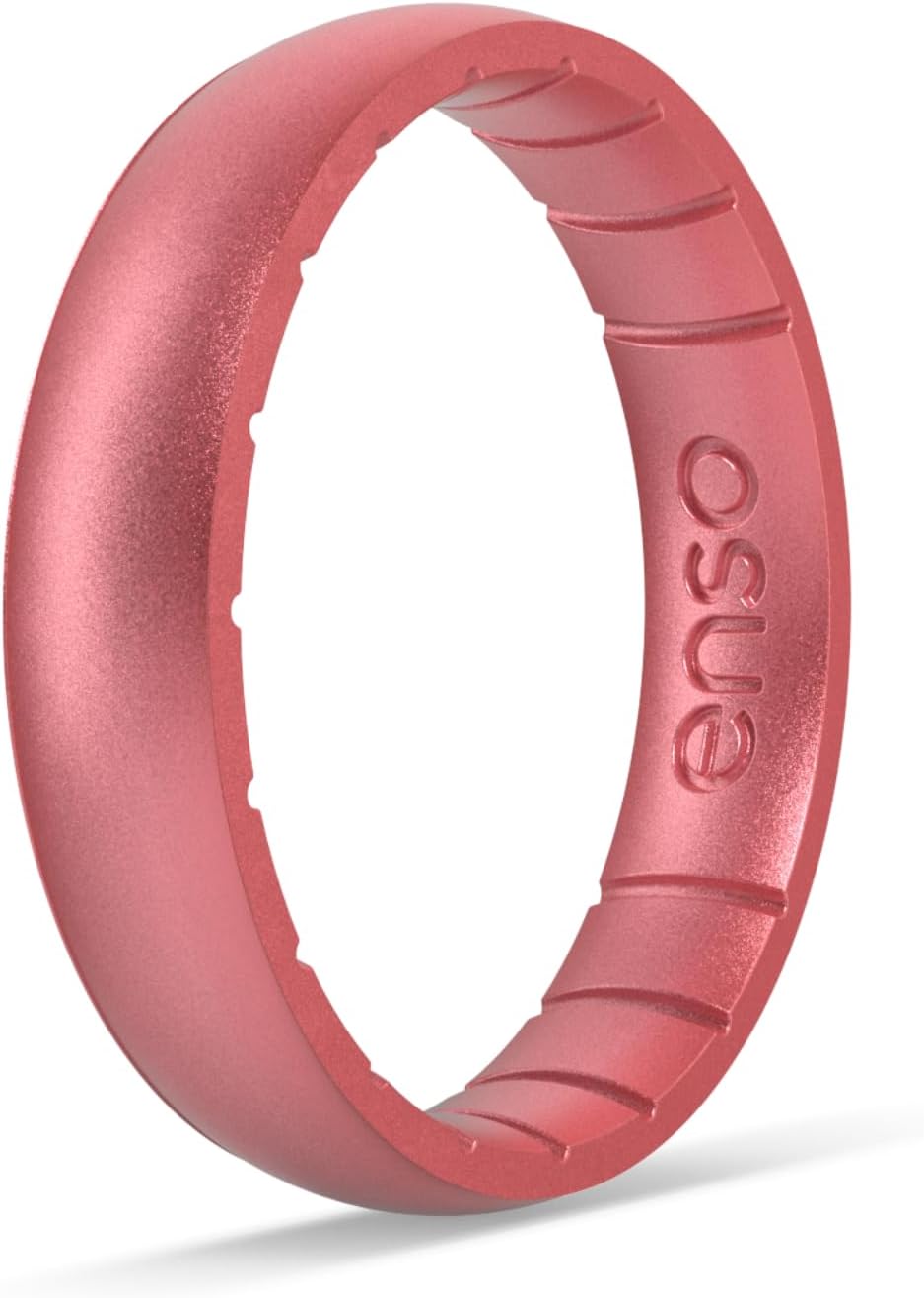 Enso Rings Thin Elements Silicone Ring for Stackable Style