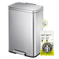 EKO Madison Brushed Stainless 50 Liter Step Trash Can Review