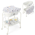 BABY JOY Baby Bathtub with Changing Table for Easy Care