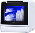 Countertop Dishwasher with 8 Wash Programs - Portable 5L Tank