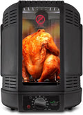 NutriChef Vertical Countertop Rotisserie Oven Roaster - Juicy, Crispy