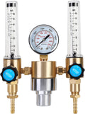 BETOOLL Argon/CO2 Flow Meter Regulator CGA580 - Precise Tank Gauge