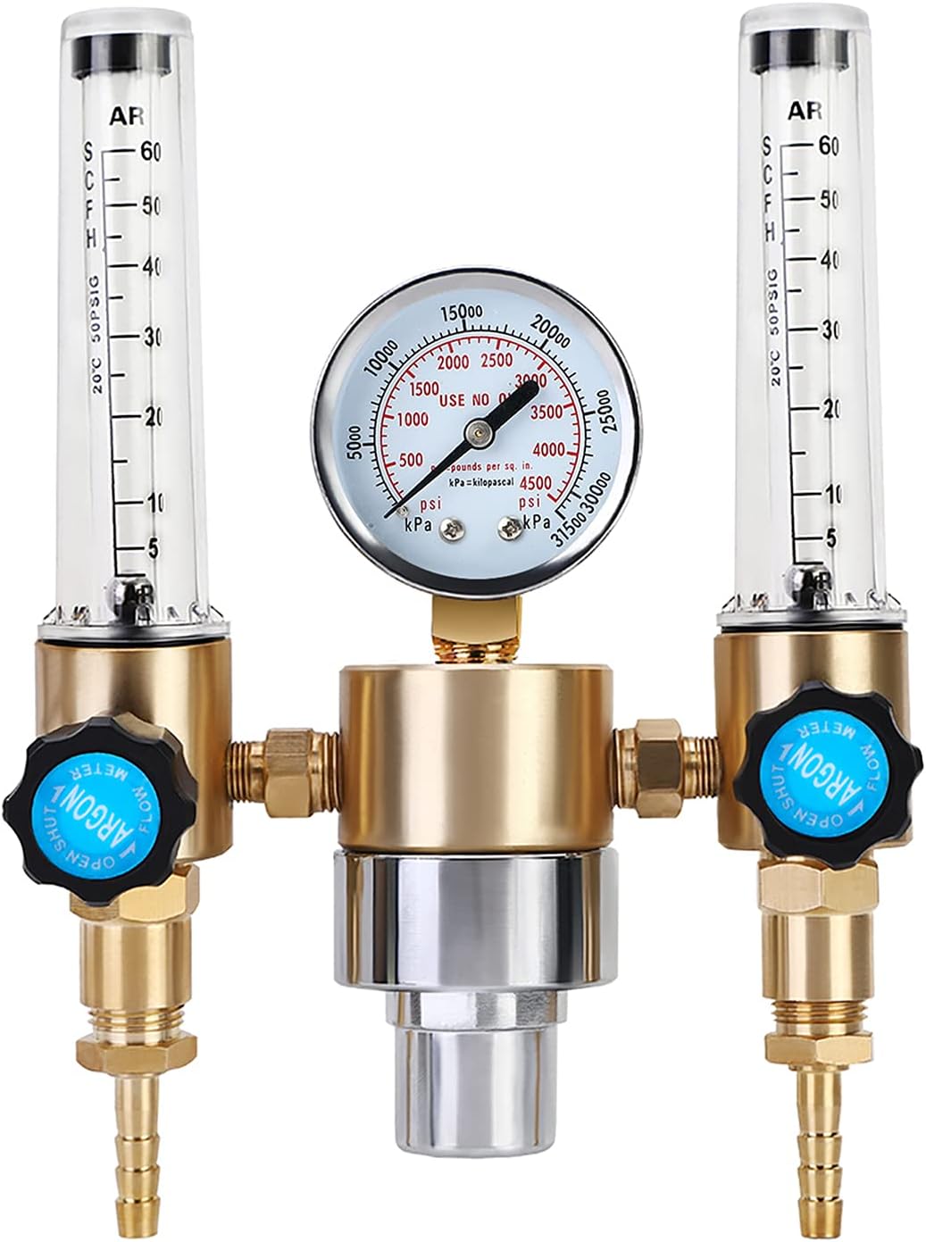 BETOOLL Argon/CO2 MIG TIG Flow Meter Gas Regulator Gauge