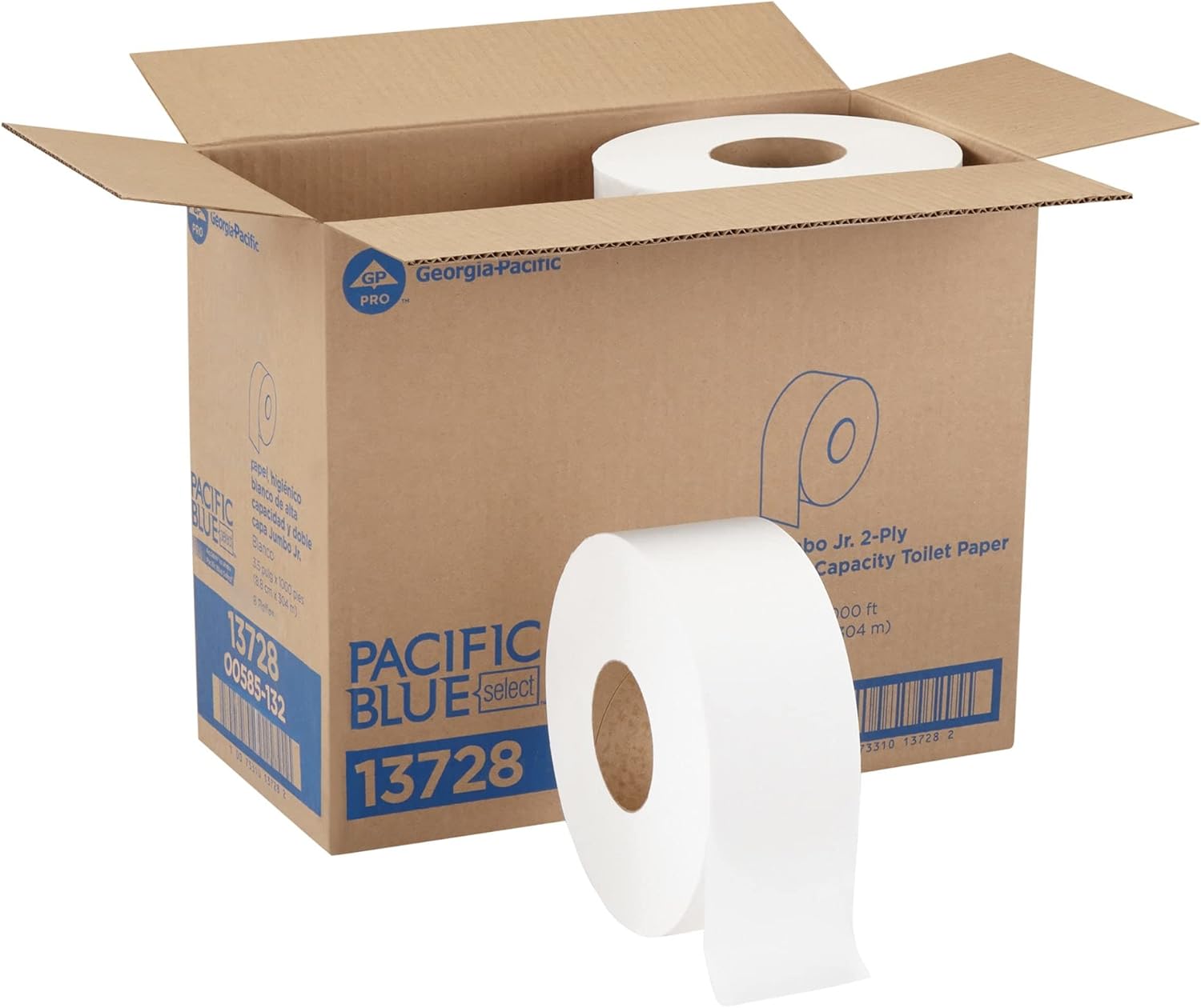 Pacific Blue Select Jumbo Jr. Toilet Paper for High Traffic Areas