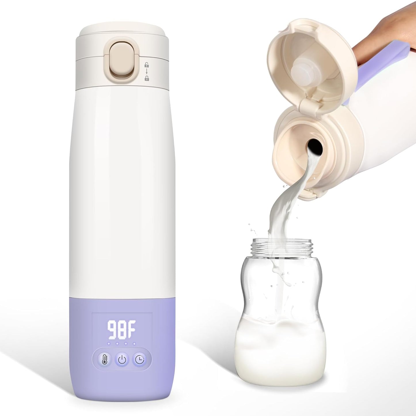 Portable Bottle Warmer for Travel with Quick Heating Features