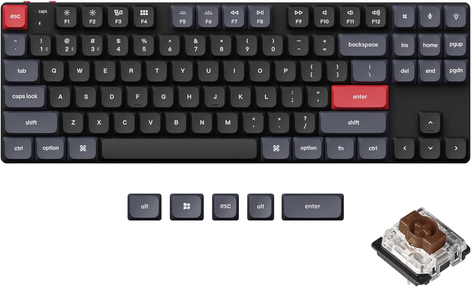 Keychron K1 Pro - Ultra-Slim Low-Profile Mechanical Keyboard