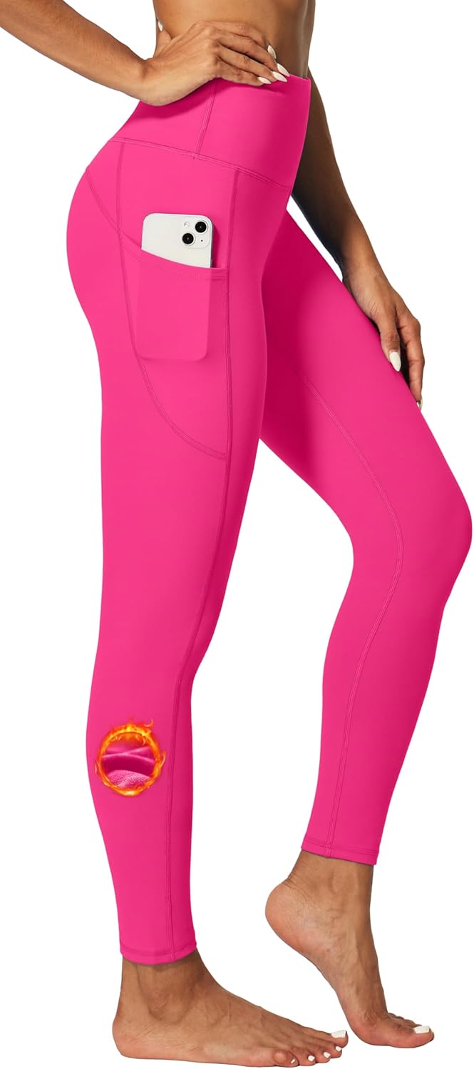 Fleece Lined Leggings for Women - Thermal Winter Tights