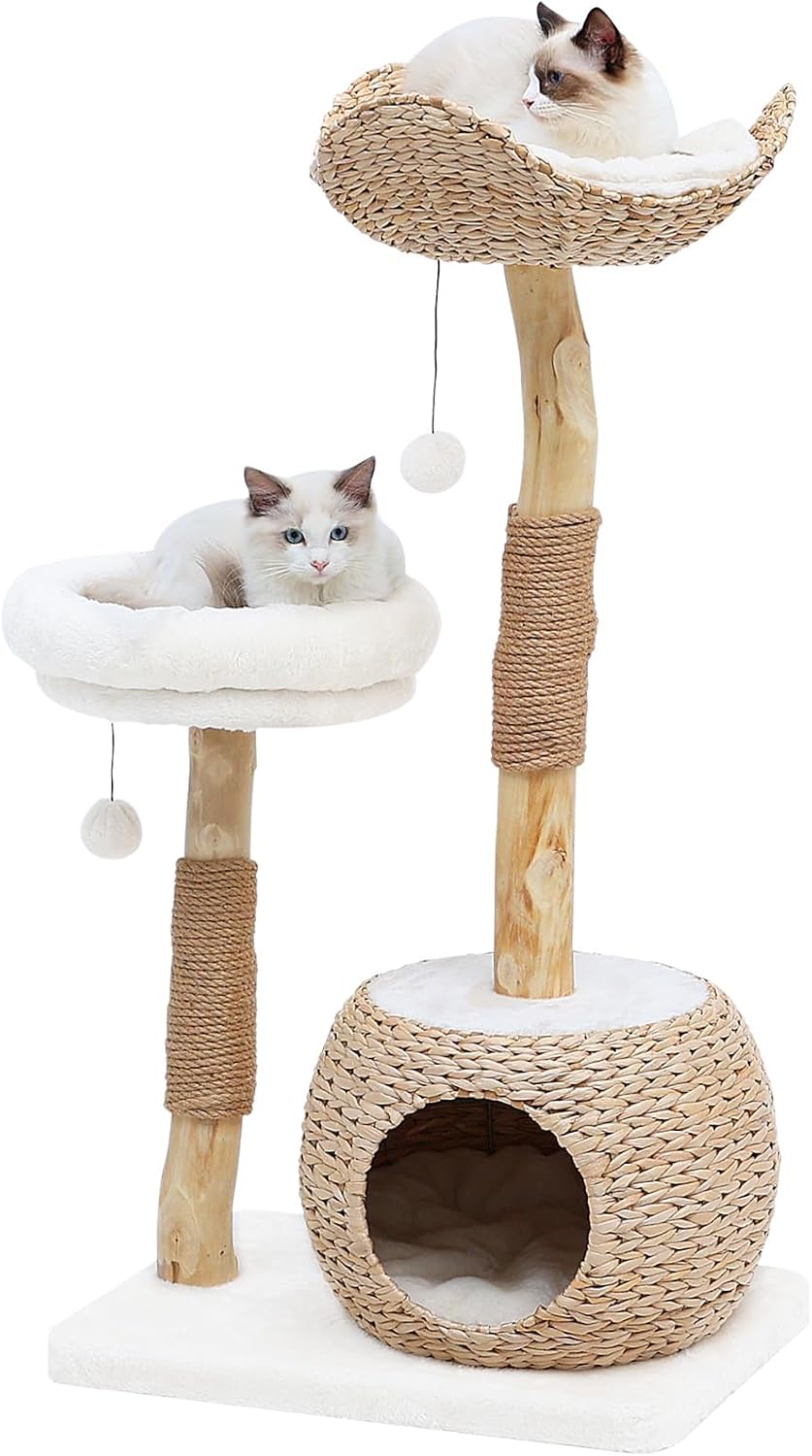 Modern Cat Tree Tower by KULAMOON for Indoor Cats 2023