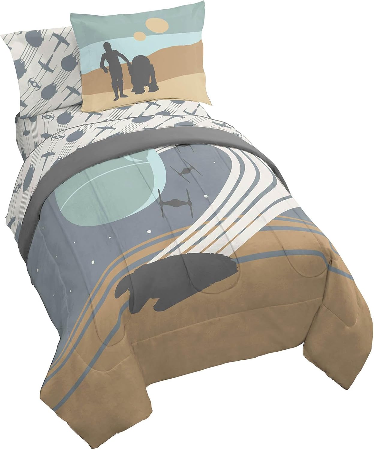 Star Wars Full Size Comforter Set - 7 Piece Bedding Set