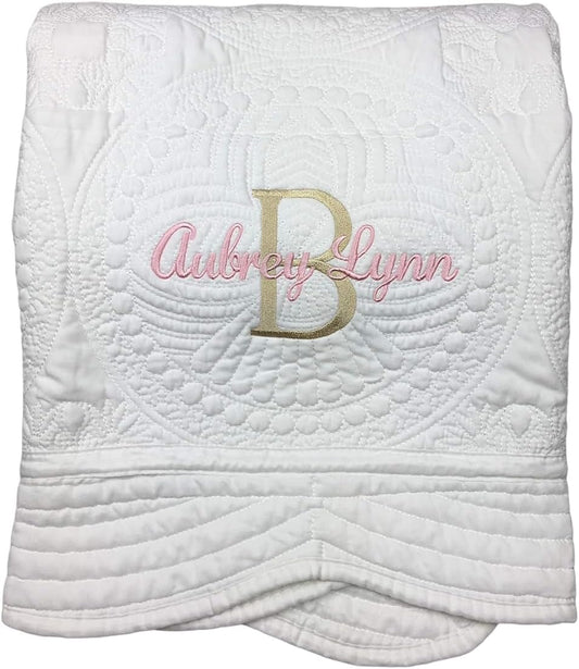 Personalized Baby Quilt Blankets for Kids - Soft and Customizable